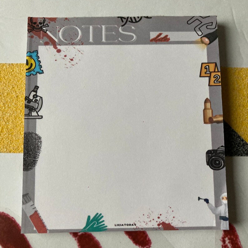 Forensic Science Notepads D1