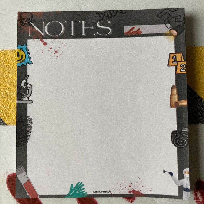 Forensic Science Notepads D1