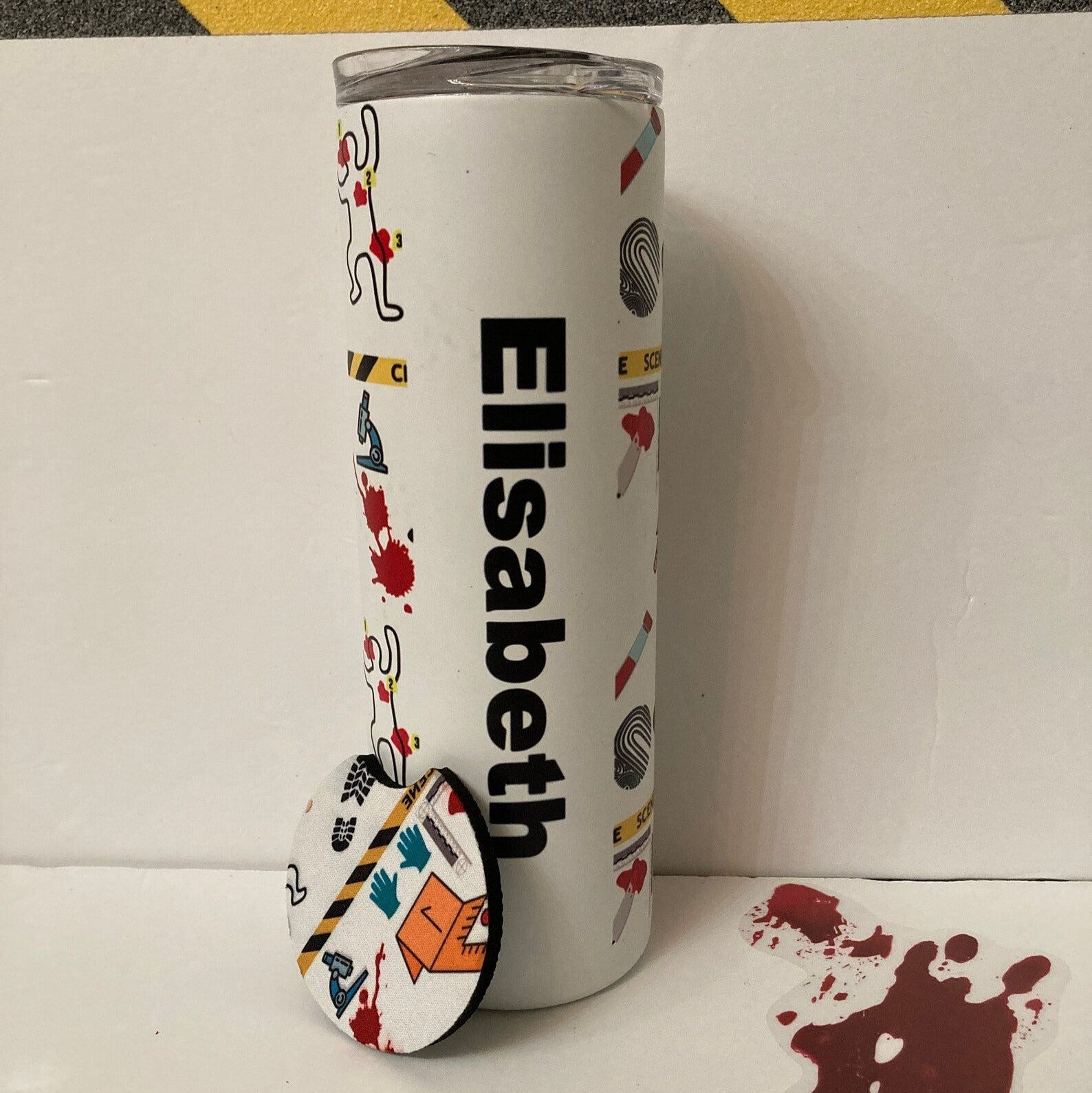Personalized CSI 20oz Glow in the Dark Tumbler